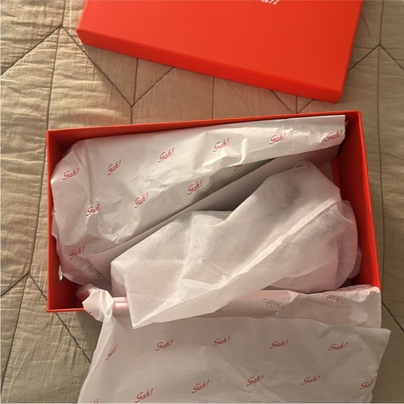 🐳 {PRICE FIRM} Lisa Says Gah! Carrie Bow Sandal ~ Cloud/Sky - Picture 10 of 10